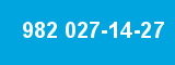 982 027-14-27